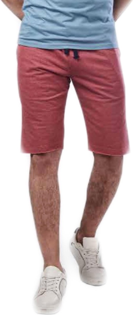 Embrator Jogging Short bordeaux rood gemêleerd maat M