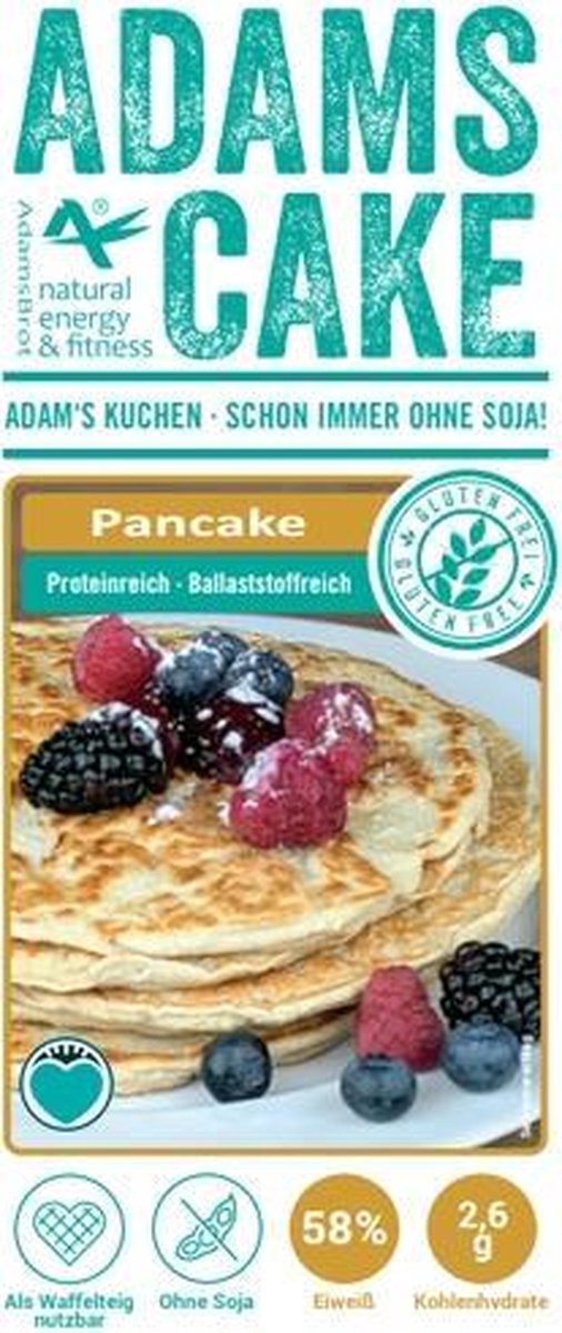 Adams | Pannenkoeken Mix | 1 x 350 gram  | Koolhydraatarm eten doe je zó!