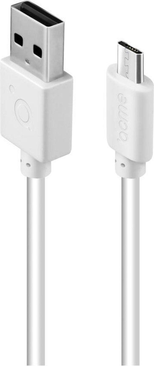 ACME CB1011W USB-kabel 1 m USB 2.0 USB A Micro-USB B Wit