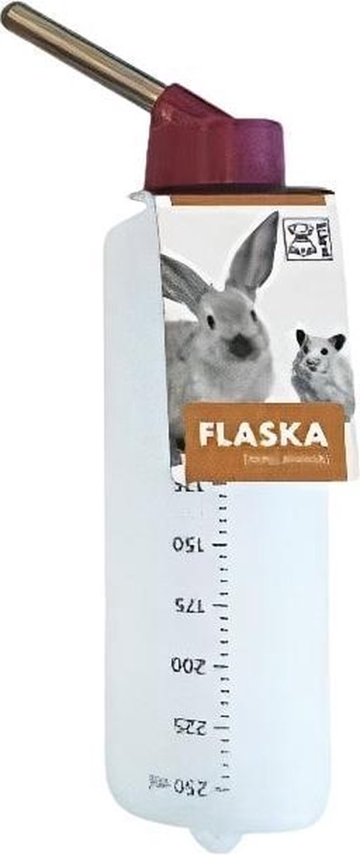 M-pets Kooifles Flaska Knaagdier 250 Ml Rvs Paars