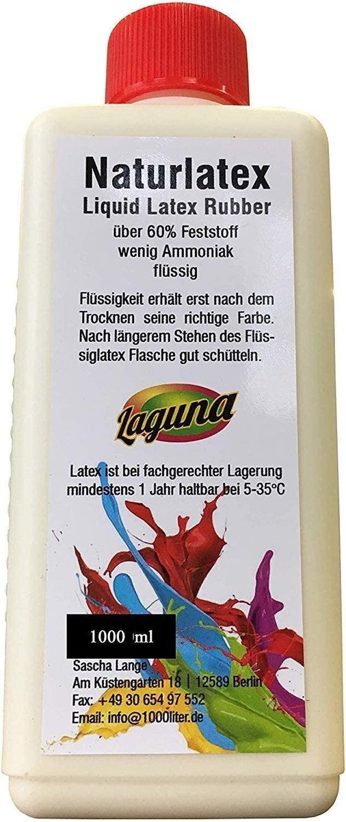 Vloeibare latex 1 liter vloeibare latex latexmelk