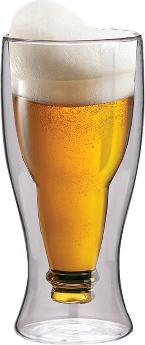 Bierglas XL Dubbelwandig - Maxxo