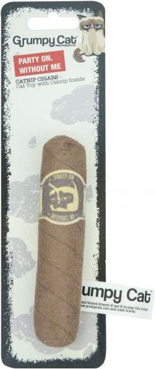 Grumpy cat catnip sigaar 11x2x2 cm
