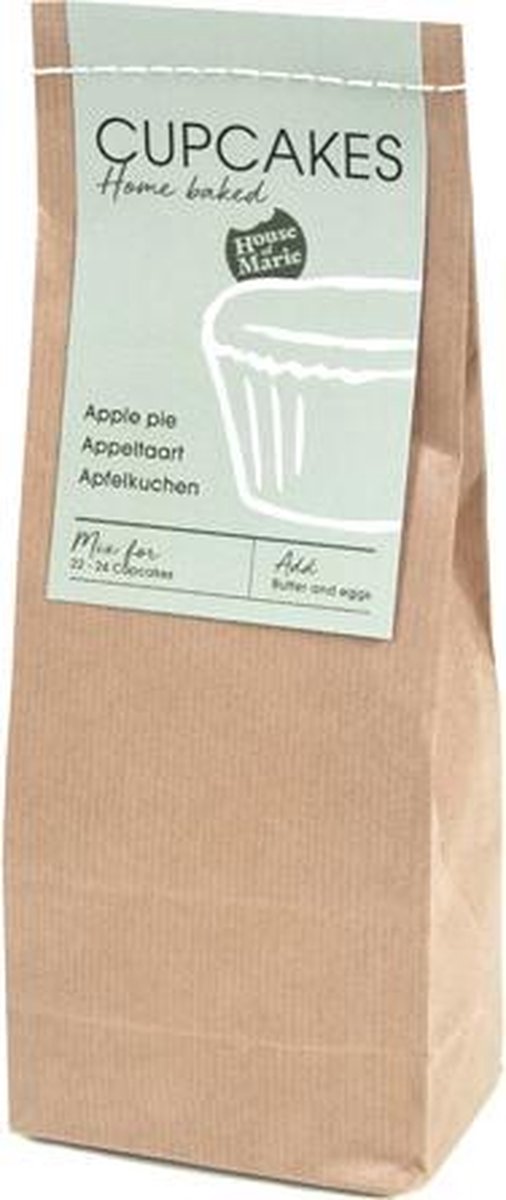 Cupcake mix Appeltaart 500 gram