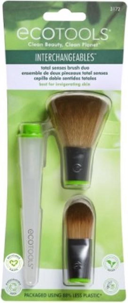 Ecotools Total Senses Brush Duo Lote 3 Pcs