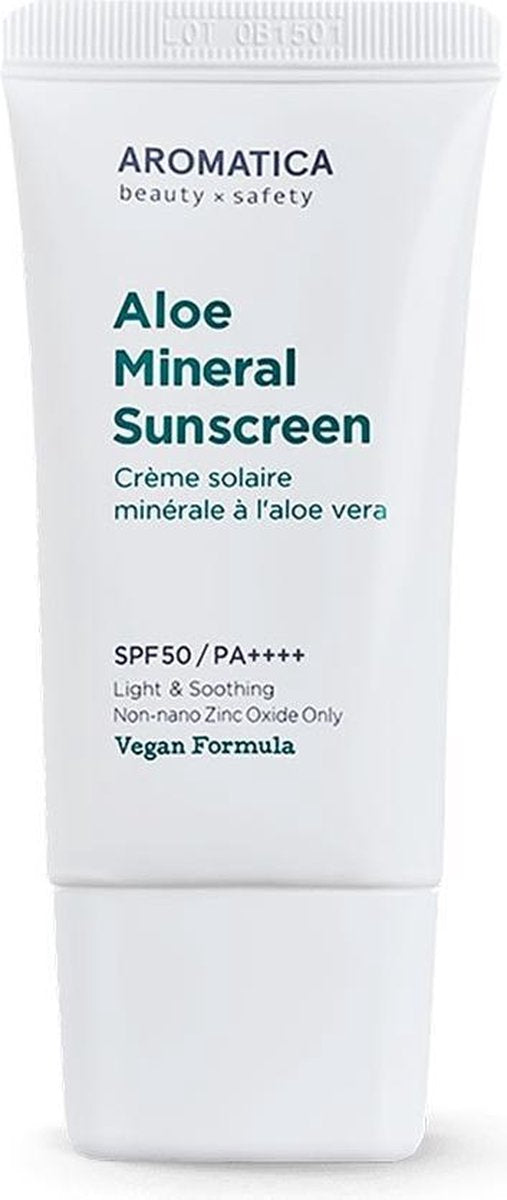 Aromatica Aloe Mineral Sunscreen SPF50 PA++++ 50 ml