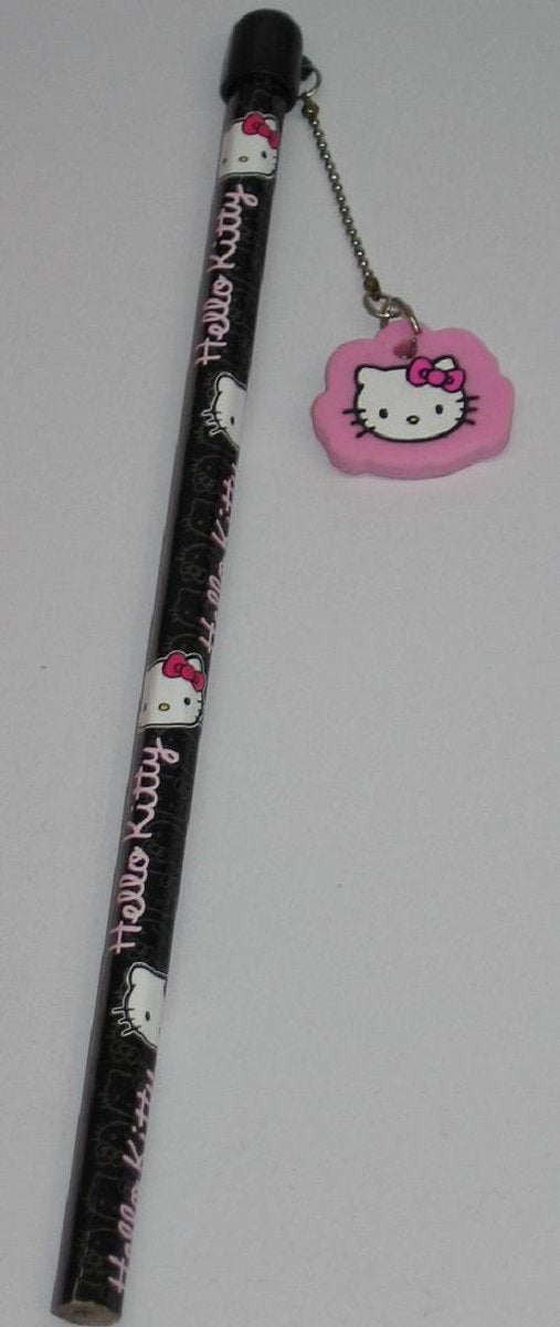 Hello Kitty potlood met gum hangertje