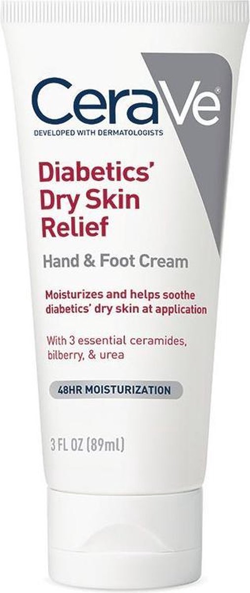 CeraVe Handcrème & Voetcrème voor Diabetes Droge huid | Diabetes Care Voet- en handcrème voor droge