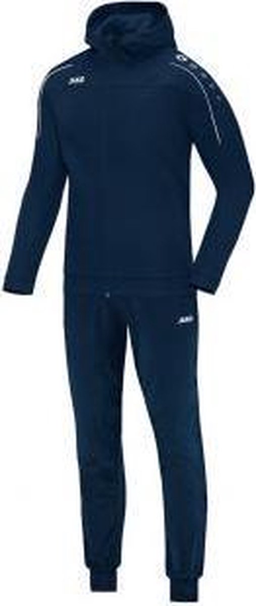 Jako - Hooded Tracksuit Classico Junior - Kinderen - maat 128