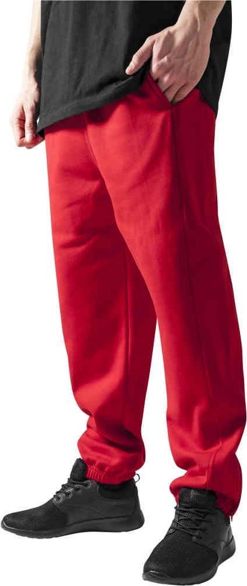 Urban Classics Heren joggingbroek -4XL- Basic Rood