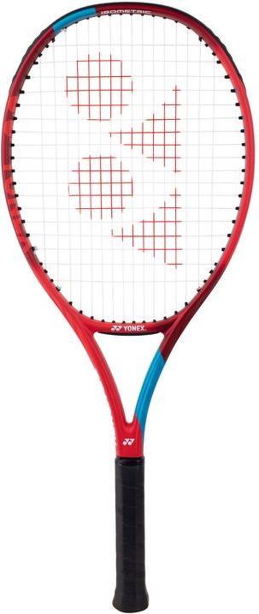 Yonex VCore 26 Tango Red Graphite Junior Tennisracket - Gripmaat L0