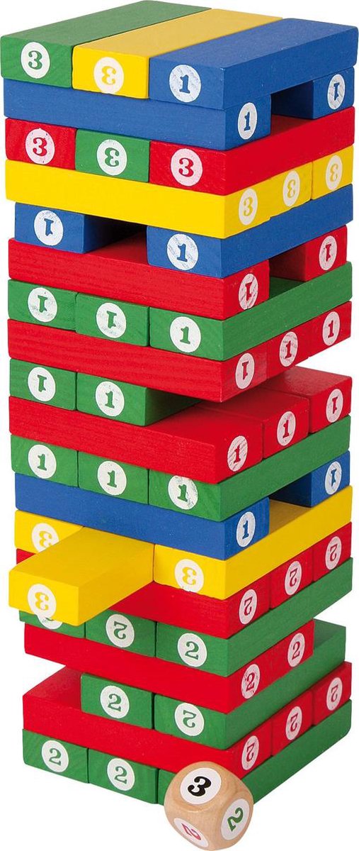 Houten nummer toren