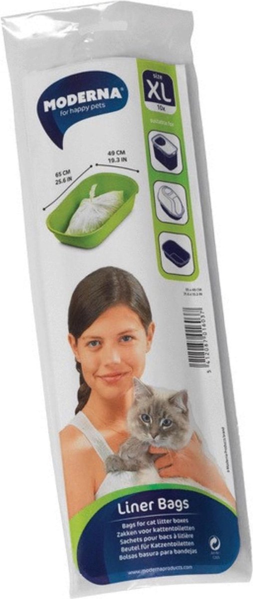Cat litter bags xl liner bags 10pcs for top cat
