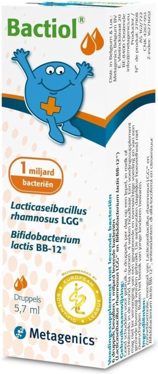 Metagenics Bactiol druppels - 5.7 ml
