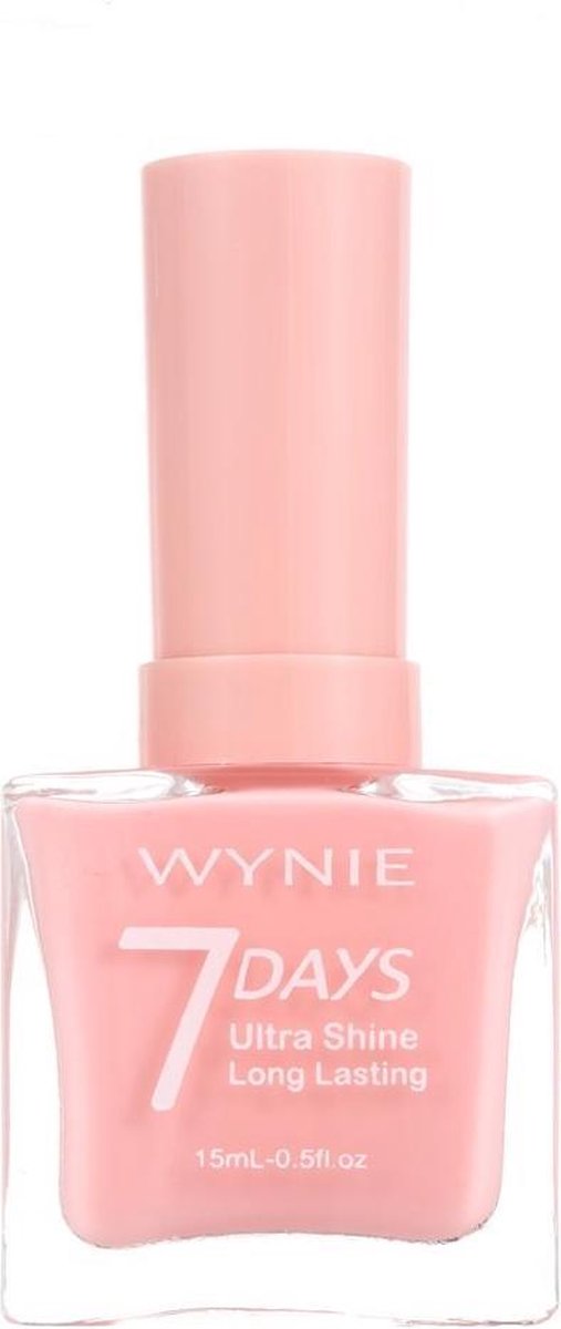 Wynie - Nagellak 7 Days Ultra Shine Long Lasting - Baby Roze - 1 flesje met 15 ml inhoud - Nummer 431
