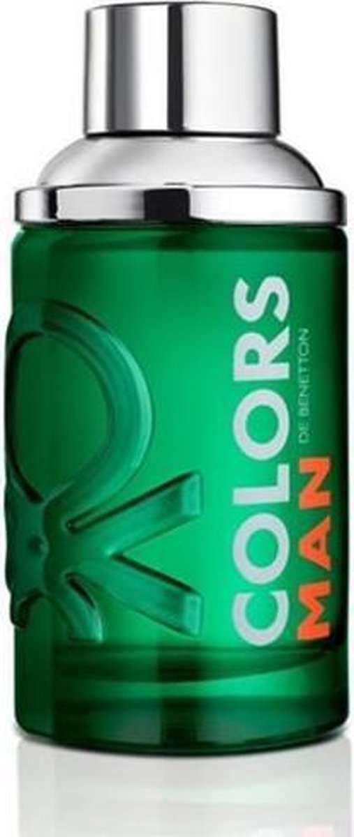 MULTI BUNDEL 4 stuks Benetton Colors Man Green Eau De Toilette Spray 100ml