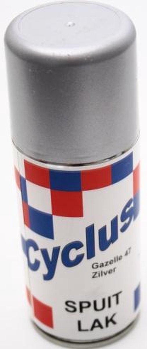 Gazelle Spuitlak 150 ml zilver metallic