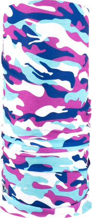 SA Company - Nekwarmer - Camouflage - Leger - Turqoise Paars