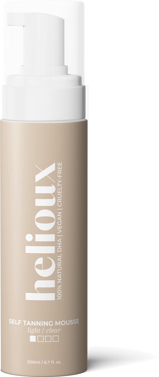 Helioux - Self Tanning Mousse - Light - Gradual - Zelfbruiner Lichaam & Gezicht