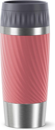 Tefal Travel Mug Easy Twist Thermobeker - Koraalrood - 0