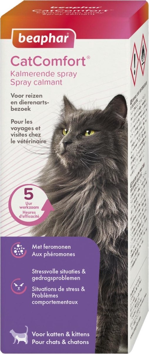 Beaphar Catcomfort Kalmerende Spray - Anti stressmiddel - 60 ml