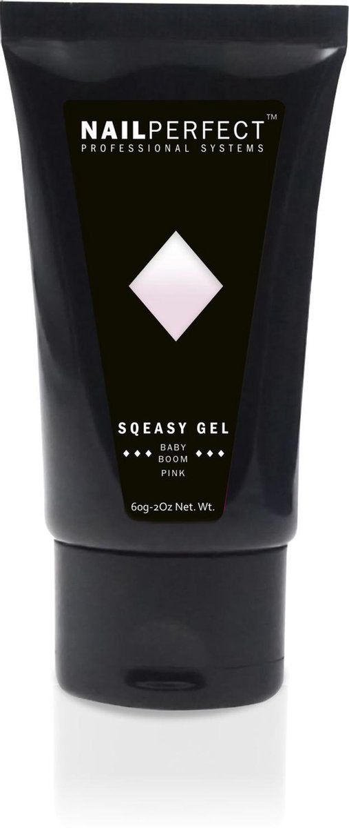 Sqeasy Poly Gel - Baby Boom Pink - Maak Acryl / Gel Nagels - Nail Perfect - 60gr