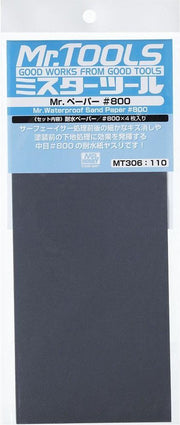 Mrhobby - Mr. Waterpr. Sand Paper 800 X 4 Sheets (Mrh-mt-306)