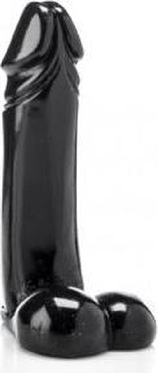 XXLTOYS - Ruud - Large Dildo -  inbrenglengte 30 X 7.5 cm - Extreem grote en dikke Natuurlijke Dildo - Black - Enorme Buttplug - Made in Europe - voor Diehards only