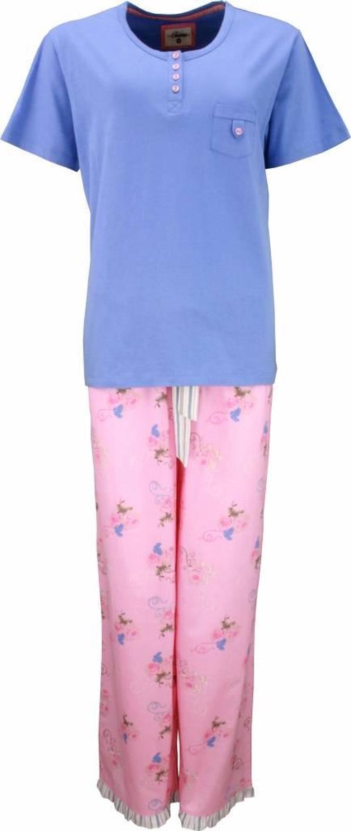 Tenderness Blauw Dames Pyjama TEPYD1301A Maten: L