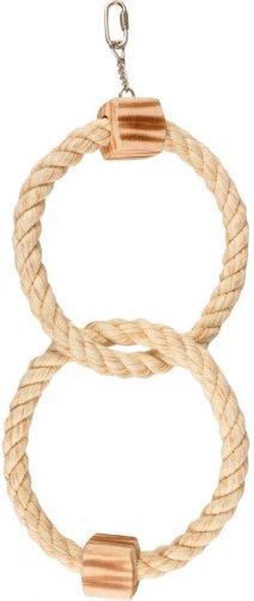 Zooselect Vogelspeelgoed Touw 2 Ringen