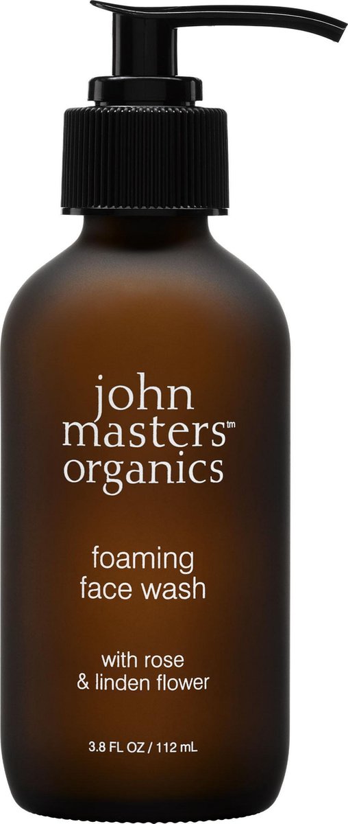 John Masters Organics - Foaming Face Wash w. Rose & Linden Flower 112 ml