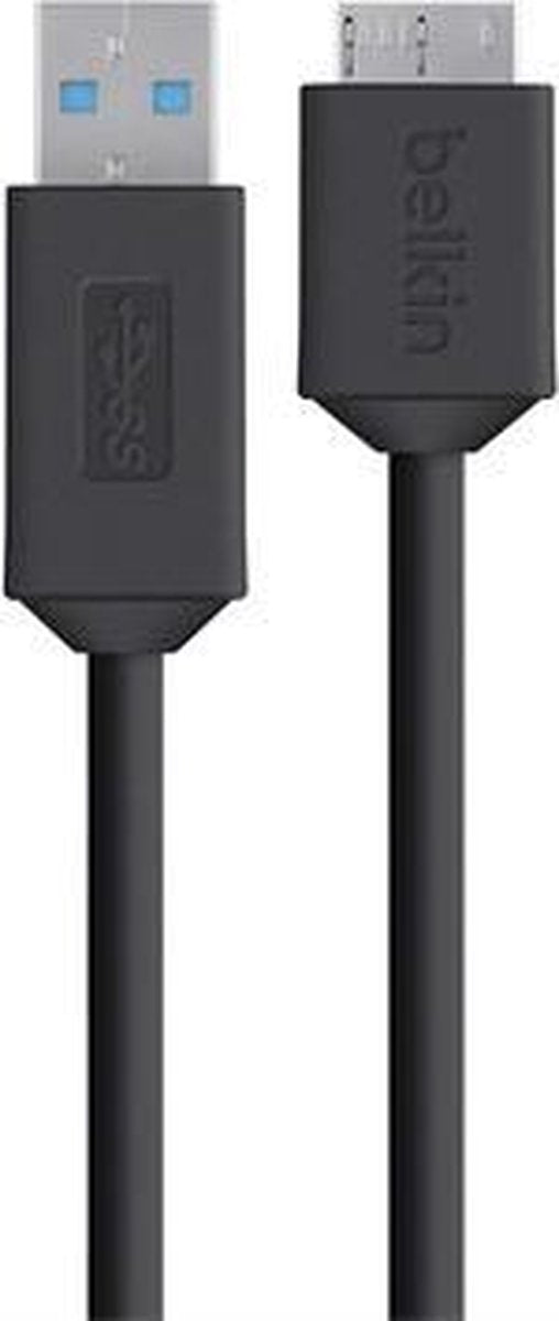 Belkin - USB-kabel - USB type A (M) naar Micro-USB Type B (M) - USB 3.0 - 1.8 m - gevormd