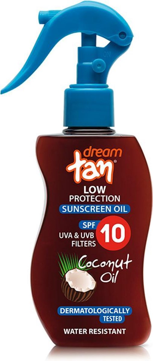 Pharmaid Dream Tan Zonnebrand Kokosolie lage bescherming SPF10 150ml