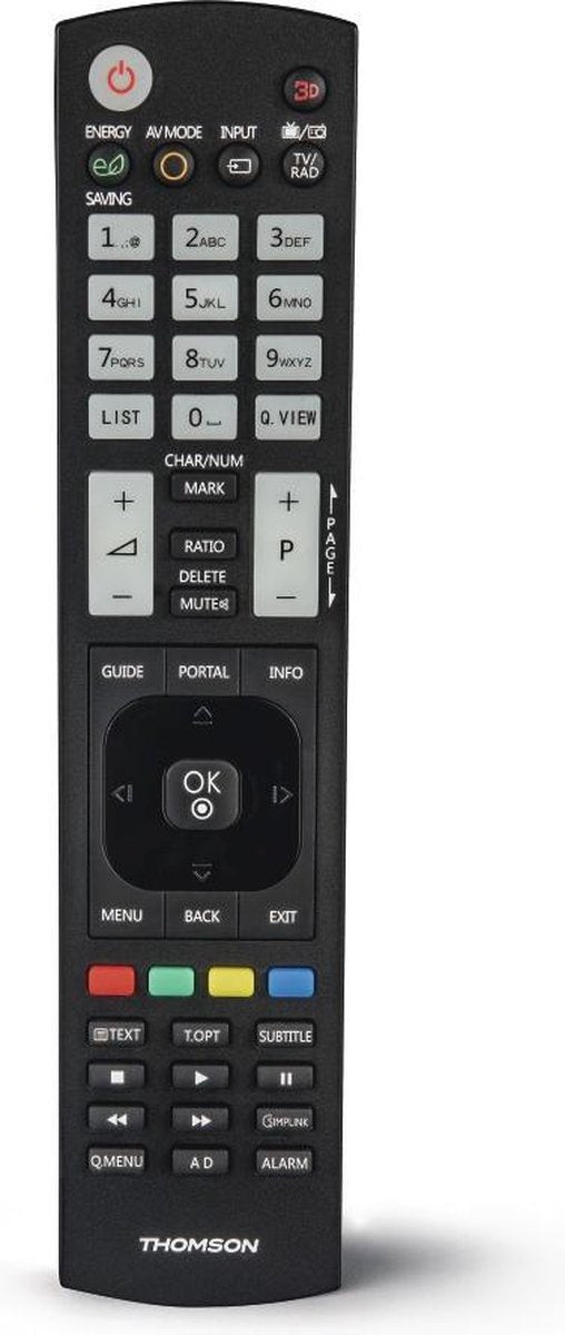 Thomson ROC1128LG vervangende afstandsbediening voor LG tv´s