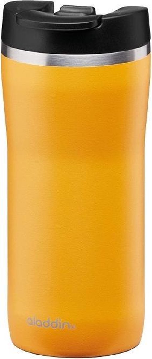 Aladdin Thermosbeker Mocca Leak-lock Rvs 350 Ml Okergeel