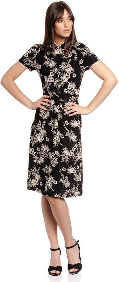 Vive Maria Korte jurk -XL- Tropical Asian Zwart