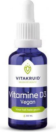 Vitakruid / Vitamine D3 Druppels Vegan – 30 Ml