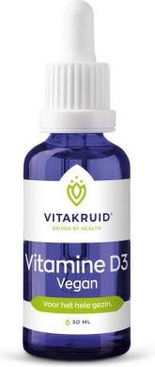 Vitakruid / Vitamine D3 Druppels Vegan – 30 Ml