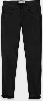Tiffosi-meisjes-skinny fit-broek-Blake K307-kleur: zwart-maat 152