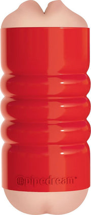 Pipedream Extreme Masturbator Tight Grip Mouth & Ass (rood)