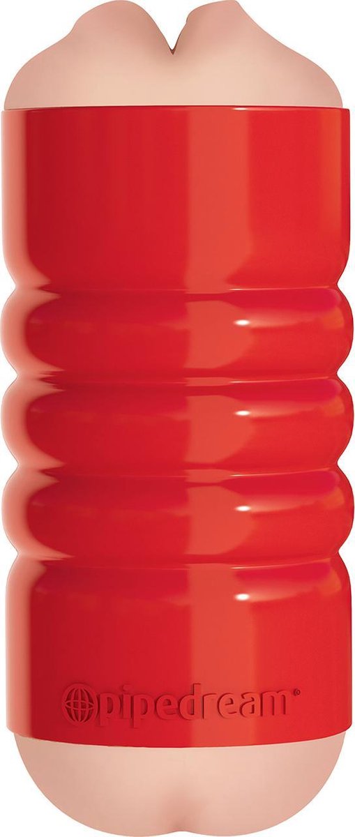 Pipedream Extreme Masturbator Tight Grip Mouth & Ass (rood)