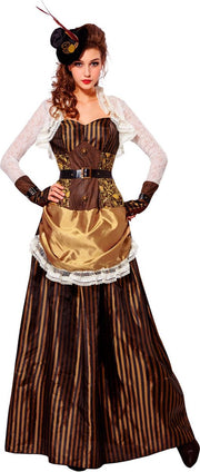 Steampunk barok kostuum voor vrouwen - Volwassenen kostuums - Maat M