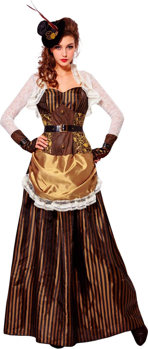 Steampunk barok kostuum voor vrouwen - Volwassenen kostuums - Maat M