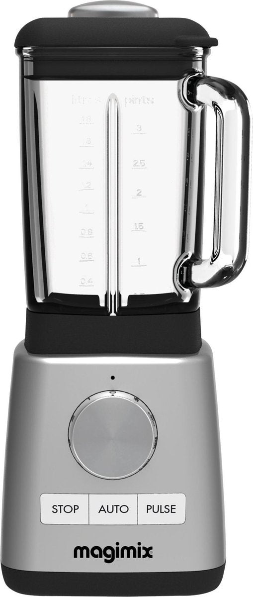 Magimix - Power Blender - 22.000 rpm - 30 jaar motorgarantie - 5 automatische programma's - Mat Chroom
