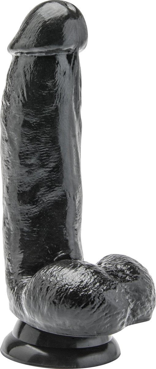 ToyJoy - Dildo 15cm met ballen - Zwart