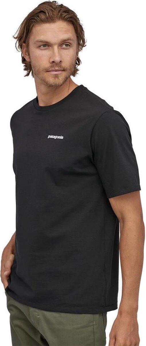Patagonia P-6 Logo Tee heren shirt zwart