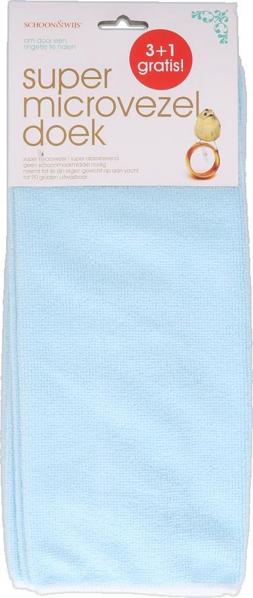 Super microvezeldoek - 4-delig - Auto Droogdoek - Microvezel Droogdoek - Microfiber droogdoek - Super absorberende Microvezeldoek - Auto microvezel Handdoek - Auto wassen - Auto Drogen- Ramen drogen - Ramen wassen