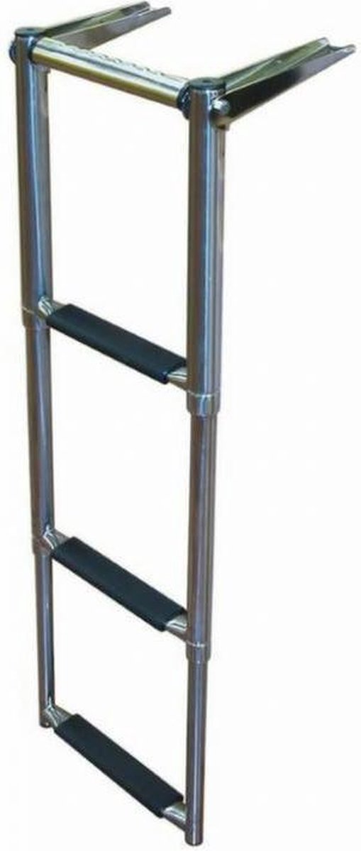 Titan Marine 3-treeds telescopische RVS Zwemtrap 889 mm luxe uitvoering