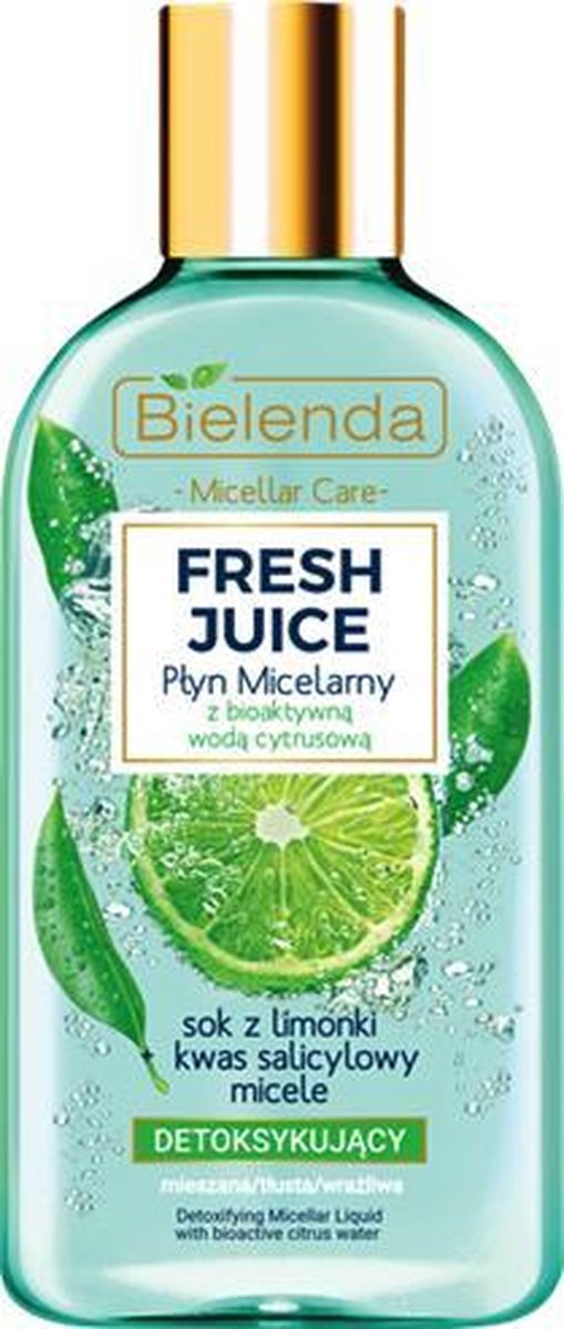 Bielenda - Fresh Juice Detoxifying Micellar Fluid With Citrus Water Lime 500Ml