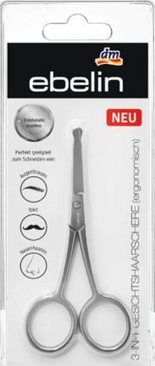 Ebelin 3in1 gezichtshaarschaar (Wenkbrauwen